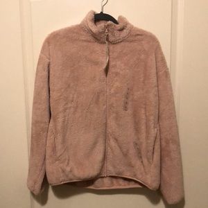 Uniqlo fluffy fleece full-zip jacket